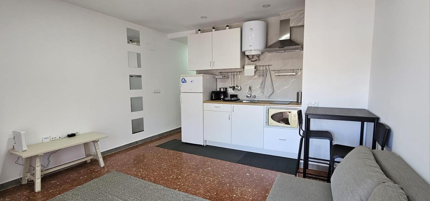 Appartement Pequeno Apartamento Con Vistas Al Mar à Roquetas de Mar Extérieur photo